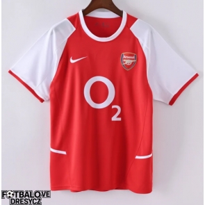 Arsenal 2002-2004 Retro Domácí Dres Krátký Rukáv Arsenal 2002-2004 Retro Domácí Dres Krátký Rukáv